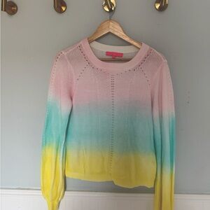 Ombre spring knit sweater